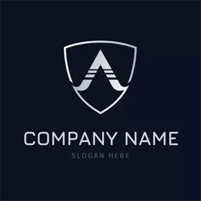 Alpha Logo Badge and Alpha Symbol logo design