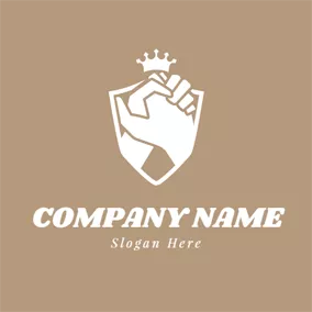 Handshake Logo Badge and Handshake Icon logo design