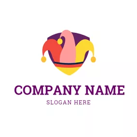 Bell Logo Badge and Jester Hat logo design