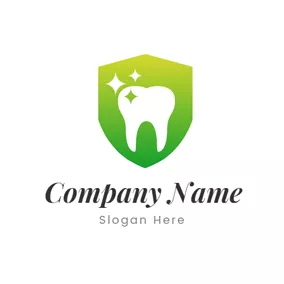 Medical & Pharmaceutical Logo Badge and White Tooth logo design