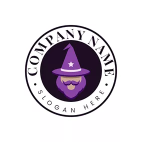 Art - Badge  & Wizard Logo logo design