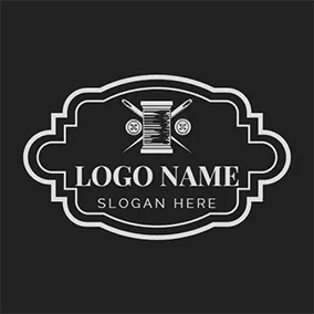 Handmade Logo Badge Button Bobbin Handmade logo design