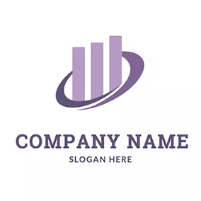 Orbit Logo Bar Graph and Orbit logo design