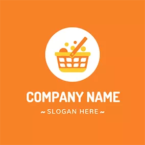 Abstract Logo Basket Circle Goods Shopping Wholesale logo design