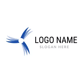 Fan Logo Beautiful and Abstract Fan logo design