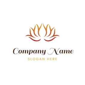 Lotus Logo Beautiful Lotus Flower Icon logo design
