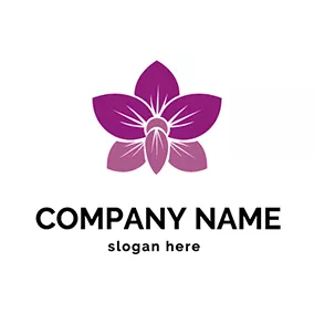 Orchid Logo Beautiful Orchid Logo logo design
