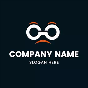 Eye Logo Big Eyes Abstract Face Sad logo design