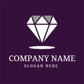 Fashion & Beauty Logo Big Shining Diamond logo design