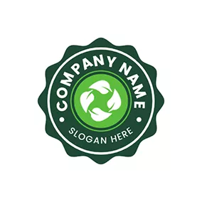 Environment & Green Logo Biodegradable Cap Logo logo design