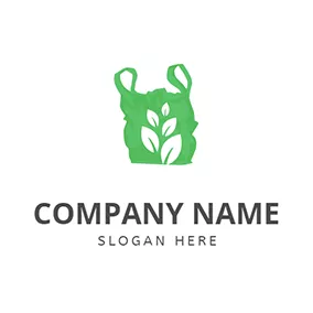 Environment & Green Logo Biodegradable Plastic Bag logo design