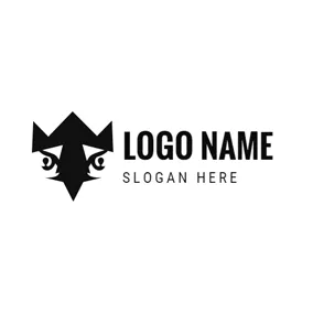Tribal Logo Black and White Tribe Totem logo design