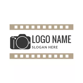 Art - Black Camera  & Film logo design