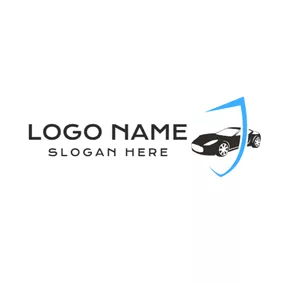 Transportation Logo Black Small Car logo design