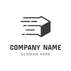 Storage Logo Black Warehouse logo design