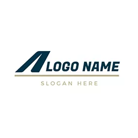 Flugzeuglogo Blue Abstract Airplane logo design