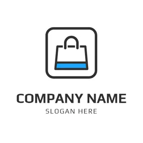 Bitcoin Logo Blue and Brown Laptop Bag logo design