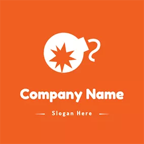 Bomb Logo Bomb Explosion logo design