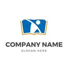 Student Logo Book and Abstract Student logo design