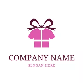 Fashion & Beauty Logo Bow Ribbon and Business Wear logo design
