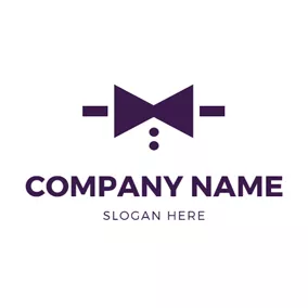 Clothing Logo Bow Tie and Western Style Clothing logo design