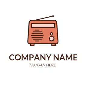 Art - Brown Cartoon Radio logo design