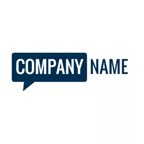 Logótipo Notícias Bubble Rectangle and News logo design