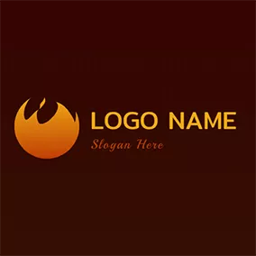 Abstract Logo Burning Fire Logo logo design