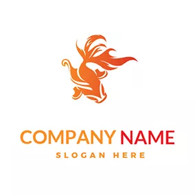 Koi Logo Butterfly Koi Fish logo design