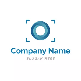 Photography Logo Camera Lens and Photography logo design