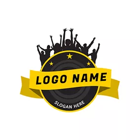 Club Logo Carnival Vinyl logo design