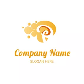 Bubble Logo Cartoon Bubble Letter P P logo design