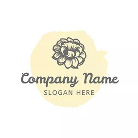 Daisy Logo Chrysanthemum Logo logo design