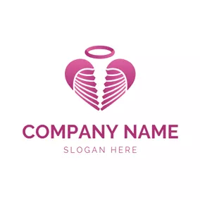 Angel Logo Circle and Angel Wing logo design