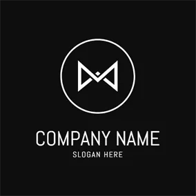 Letter Logo Circle and Letter M logo design