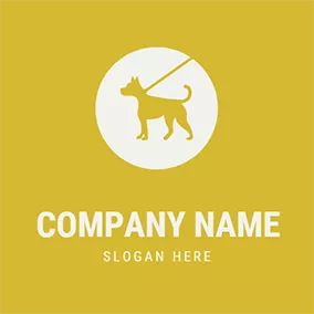 Dog Logo Circle and Lovely Dog logo design