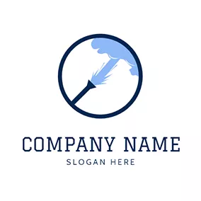 圧力洗浄　ロゴ Circle and Pressure Washing Nozzle logo design