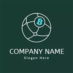 Chain Logo Circle Chain Bitcoin logo design