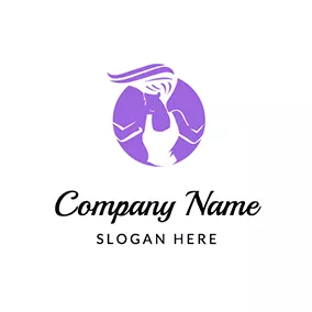 Zumba Logo Circle Cool Woman and Zumba logo design