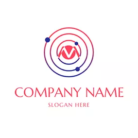 Universe Logo Circle Letter M Mercury logo design