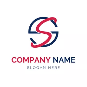 Ss Logo Circle Line Abstract Letter S S logo design