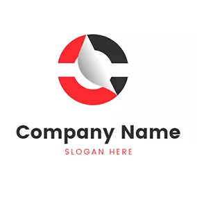 Cのロゴ Circle Paper Folding Letter C C logo design