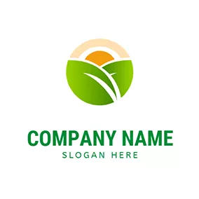 Sunrise Logo Circle Ranch Logo logo design