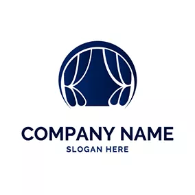 Drama Logo Circle Stage Logo logo design