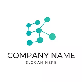 S Logo Circle Structure Abstract Letter S K logo design