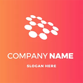 Molecule Logo Circle Structure Simple Molecule logo design