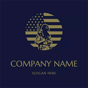 Hero Logo Circle Veterans Logo logo design