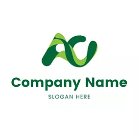 Ca Logo Cirrus Leaf and Abstract A C logo design