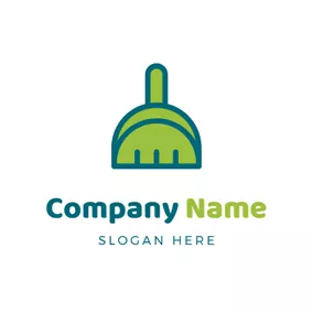 Logótipo Limpeza Cleaning Tool and Broom logo design