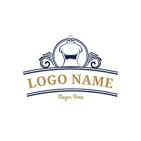 工芸品 ロゴ Clothing Dressmaker and Sewing logo design